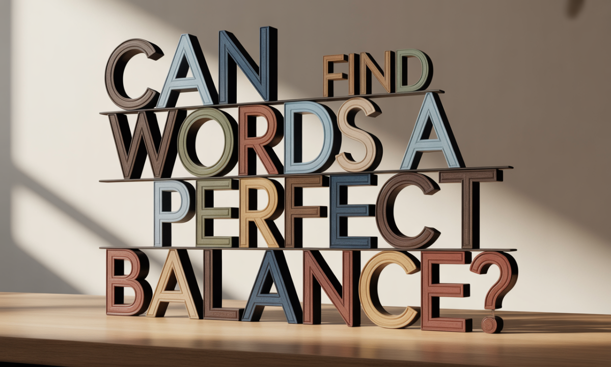 Les mots peuvent-ils trouver un équilibre parfait? découvrez comment les mots cherchent à atteindre un équilibre parfait entre sens, émotion et harmonie dans notre exploration fascinante du langage.